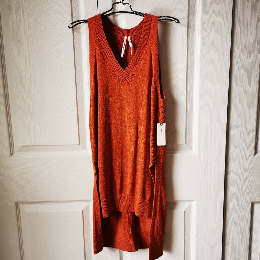 New Anthropologie dusty knit vest tunic xs